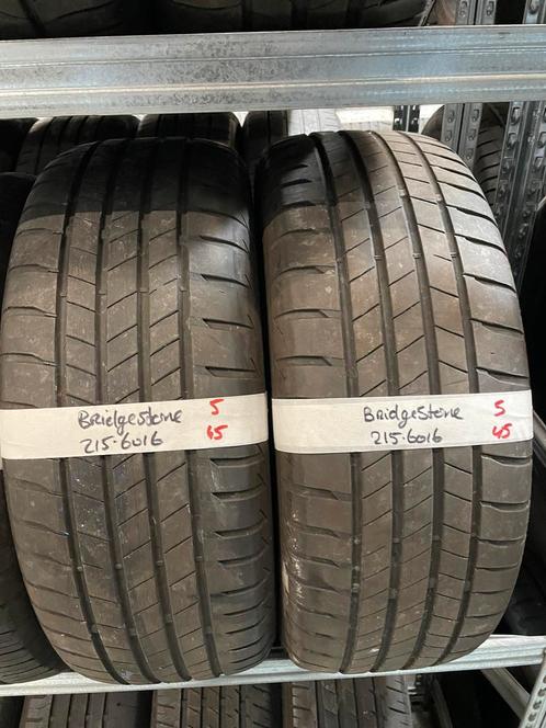 215-60-16 Bridgestone Zomerbanden 5mm Incl Montage 215 60 16, Auto-onderdelen, Banden en Velgen, 16 inch, Zomerbanden, 215 mm
