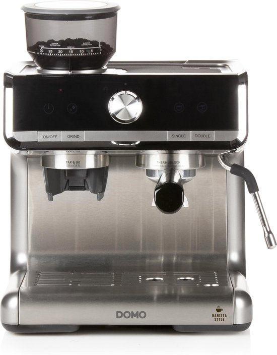 2dekans | DOMO DO720K - Espressomachine met bonenmaler - 15, Witgoed en Apparatuur, Koffiezetapparaten, Zo goed als nieuw, Ophalen of Verzenden
