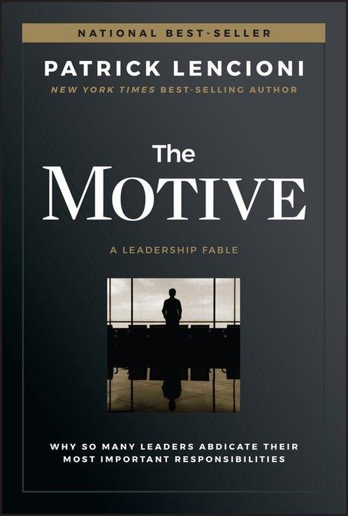 9781119600459 The Motive Patrick M. Lencioni, Boeken, Economie, Management en Marketing, Nieuw, Verzenden