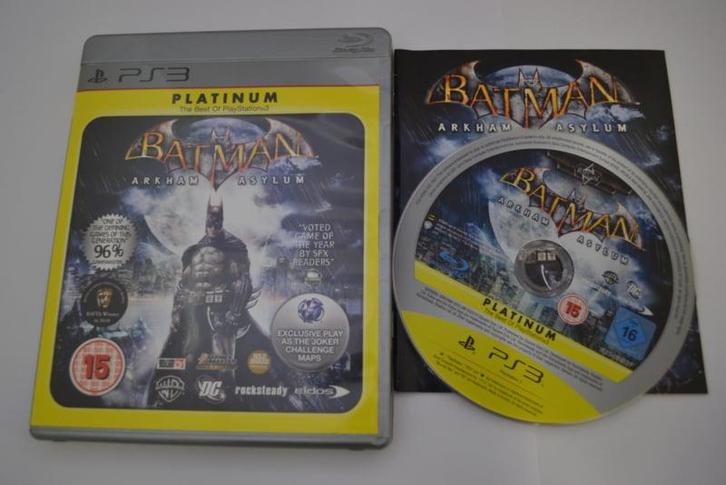 Batman Arkham Asylum - Platinum (PS3), Spelcomputers en Games, Games | Sony PlayStation 3, Zo goed als nieuw, Verzenden