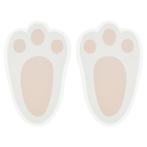 Pasen Tafeldecoratie Sticker Konijn 12cm 10st, Verzenden, Nieuw