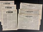 Lotto di giornali storici italiani – LUnione (1860) e