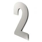 Deurbeslag | Huisnummer 2 | Intersteel | 50 cm, Verzenden, Nieuw