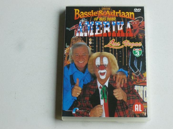 Bassie & Adriaan - op reis door Amerika / Las Vegas Deel 3 (, Cd's en Dvd's, Dvd's | Kinderen en Jeugd, Zo goed als nieuw, Verzenden