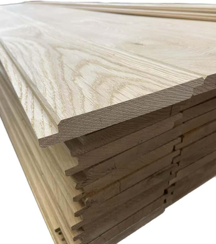 Eiken halfhoutsprofiel 19x170mm, Doe-het-zelf en Verbouw, Hout en Planken, Nieuw, Ophalen of Verzenden