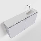 MONDIAZ TURE 100cm toiletmeubel cale. EDEN wastafel talc, Ophalen of Verzenden, Nieuw, Bad
