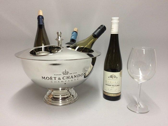 Champagne koeler - Eerbetoon aan Moët et Chandon, zilveren, Antiek en Kunst, Antiek | Meubels | Tafels