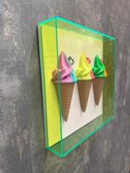 KIRAS - 3 FLAVORS ice cream - GREEN NEON