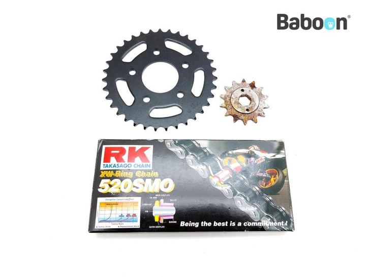 Ketting Set Honda NSR 125 R 1993-2001 (NSR125R JC22), Motoren, Onderdelen | Honda, Gebruikt, Verzenden