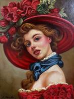 Luigi Basile (XX-XXI) - La Dama con Cappello Fiorito