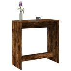 vidaXL Bartafel 102x50x103,5 cm bewerkt hout gerookt, Huis en Inrichting, Tafels | Eettafels, Verzenden, Nieuw