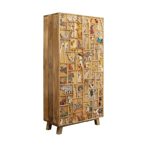 *WOONWINKEL* Kare Design Zoo Houten Kast Met Dieren, Huis en Inrichting, Kasten | Wandmeubels, Nieuw, Verzenden