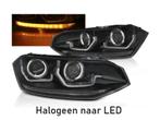 Dynamisch knipperlicht LED koplampen Black geschikt voor VW, Nieuw, Volkswagen, Verzenden