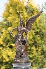Beeld, Minerva - 21 kg - 75 cm - Brons, Marmer