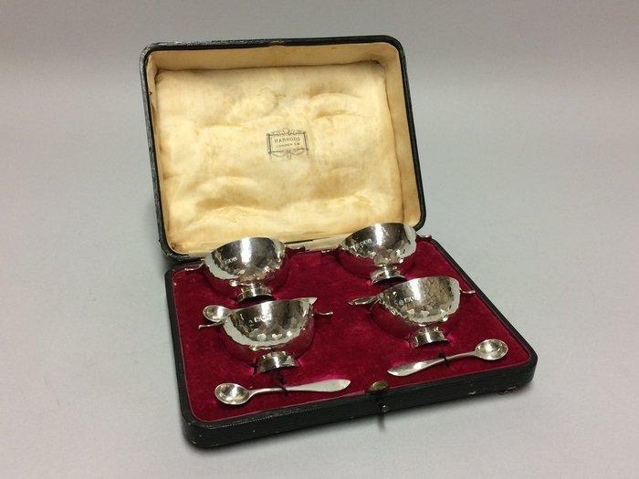 Eetservies - Zilveren 8 delige kaviaarset - Wakely &, Antiek en Kunst, Antiek | Goud en Zilver