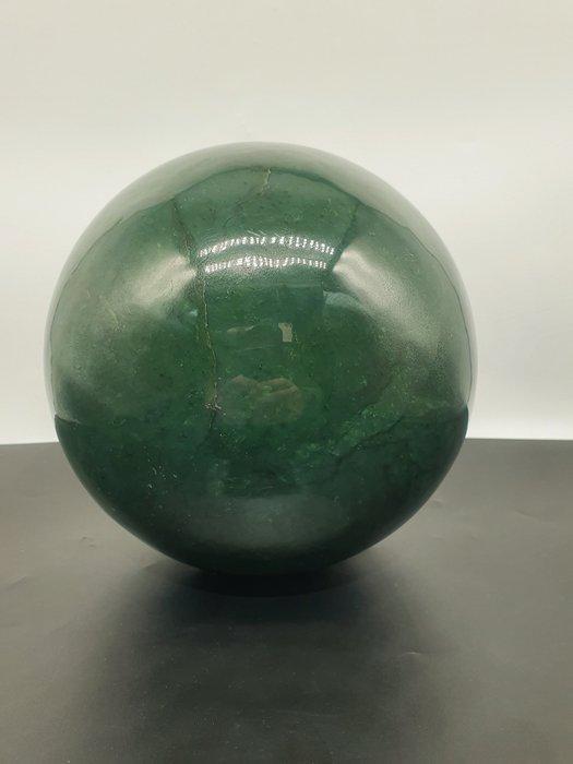 Jade Nephrite - Meesterwerk - Grote bol - Ø22cm - AAA+++, Verzamelen, Mineralen en Fossielen