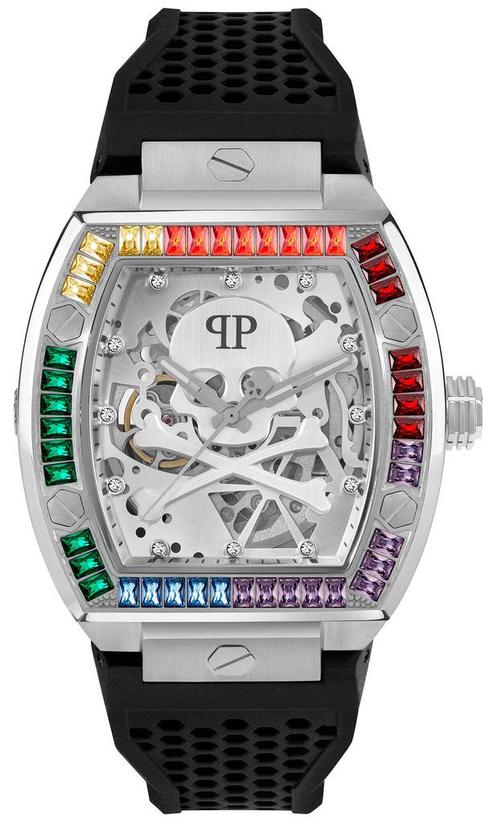 Philipp Plein PWBAA1423 The $keleton automatisch horloge 44, Sieraden, Tassen en Uiterlijk, Horloges | Heren, Kunststof, Nieuw