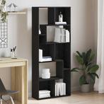 vidaXL Boekenkast 67x24x161 cm bewerkt hout zwart, Huis en Inrichting, Verzenden, Nieuw, Overige houtsoorten