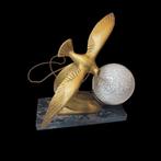 Signé BERJON - Tafellamp - Model Vogel in vlucht - Art Déco, Antiek en Kunst