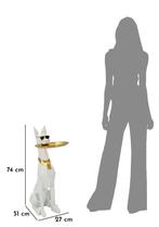 HOND ORY MET DIENBLAD CM 27X51X74, Ophalen of Verzenden, Nieuw