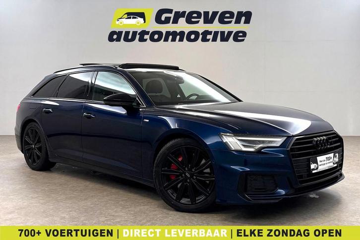 Audi A6 C8 Avant 55 TFSI e Quattro S-line Navarra Blue B&O, Auto's, Audi, Lease, Automaat, Stationwagon, Blauw, Verzenden