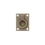 Intersteel Luikring rechthoekig 50x39mm - messing getrommeld, Verzenden, Nieuw