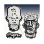 Wereld. Silver bar Frankenstein 1,5 oz (.999) (Zonder
