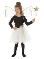 SALE -47% | CHAKS 3-delig kostuum Fairy wit/goudkleurig |, Nieuw, Verzenden