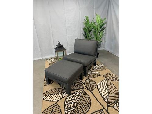 Te Velde tuinmeubelen toro loungestoel met voetenbank, Tuin en Terras, Tuinsets en Loungesets, Loungeset, Stoel, Nieuw, Aluminium