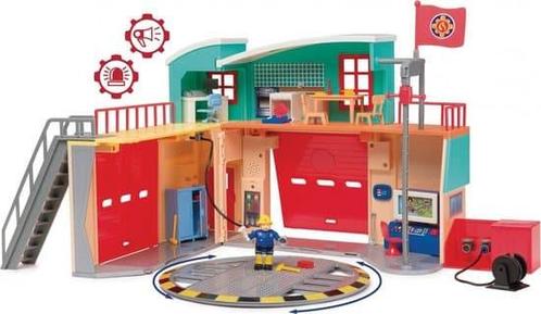 Smoby Sam de Brandweerman - Brandweerkazerne ponty pandy, Kinderen en Baby's, Speelgoed | Actiefiguren, Zo goed als nieuw, Ophalen of Verzenden