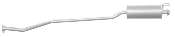 Uitlaat, Middendemper Honda Civic, Auto-onderdelen, Uitlaatsystemen, Nieuw, Verzenden