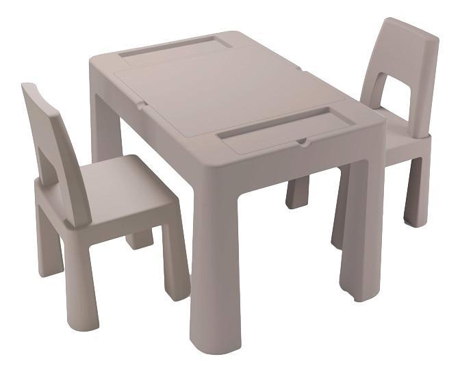 Teggi Stone Multifun 3-in-1 Tafel met Twee Stoeltjes, Kinderen en Baby's, Kinderkamer | Tafels en Stoelen, Nieuw, Verzenden