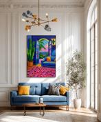 E. García - INTERIOR AZUL XL (NO RESERVE), Antiek en Kunst