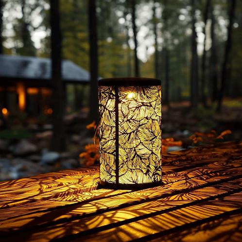 Solar lantaarn Eron | Tafel- en hanglamp, Tuin en Terras, Buitenverlichting, Led, Licht-donker-sensor, Zonne-energie, Minder dan 50 watt