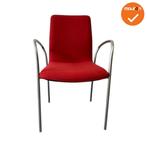 Kusch & Co Ona Plaza - Vergaderstoel Rood Gestoffeerd - V..., Vergader- of Presentatieruimte, Ophalen of Verzenden, Gebruikt, Stoel