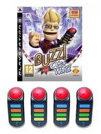 Buzz Quiz World + Wireless Buzzers (PlayStation 3), Spelcomputers en Games, Vanaf 7 jaar, Gebruikt, Verzenden