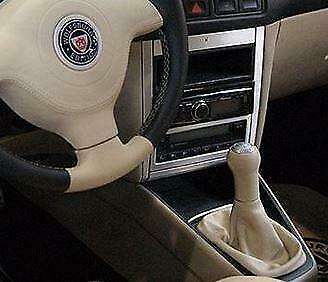 Leder pookhoes passend BMW Opel Fiat Seat Saab VW Volvo enz., Auto diversen, Autohoezen, Op maat, Nieuw, Verzenden