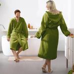 Tweedekans | Moodit Badjas Reese, Cactus groen - XL - Unisex, Huis en Inrichting, Badkamer | Badtextiel en Accessoires, Ophalen of Verzenden