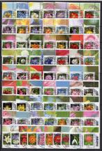 Duitsland, Bondsrepubliek - bloemen, Gestempeld