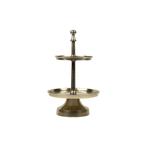 keuken etagère champagne goud rond 2 lagen 38cm*, Huis en Inrichting, Verzenden, Nieuw