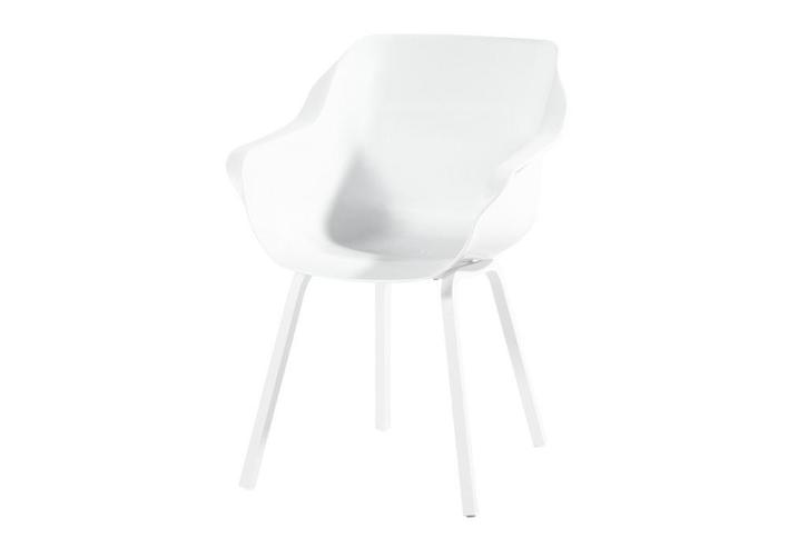 Hartman Sophie Element dining armstoel - Wit - Alu poot, Tuin en Terras, Tuinstoelen, Nieuw, Overige materialen, Verzenden