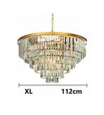 Kroonluchter - Metaal, Glas - XL 67x112x112cm