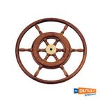 Bieden: Savoretti T3B/55 55 cm mahogany steering wheel, Watersport en Boten, Bootonderdelen, Nieuw, Ophalen of Verzenden