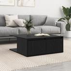 vidaXL Salontafel met lade met opslag Zwart eiken 80 x 80 x, Verzenden, Nieuw