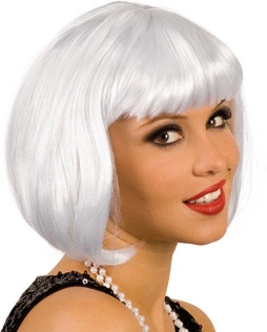 Pruik Cabaret Wit, Kinderen en Baby's, Speelgoed | Overig, Verzenden