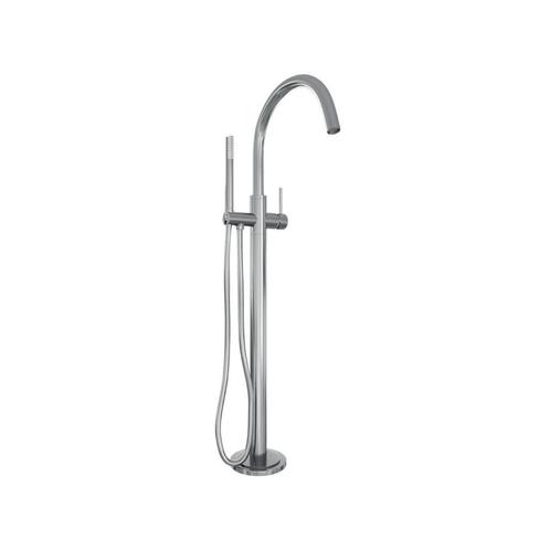 Vrijstaande Badkraan Brauer Chrome Met Handdouche Staafmodel, Doe-het-zelf en Verbouw, Sanitair, Kraan, Nieuw, Chroom, Ophalen of Verzenden