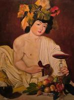 Italiaanse school (XX) - Bacco, Da Caravaggio, Antiek en Kunst, Kunst | Schilderijen | Klassiek