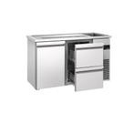 GGM Gastro | Biertoonbank PREMIUM - 1550x700mm - 1 deur & 2, Verzenden, Nieuw in verpakking, Hotelinrichting