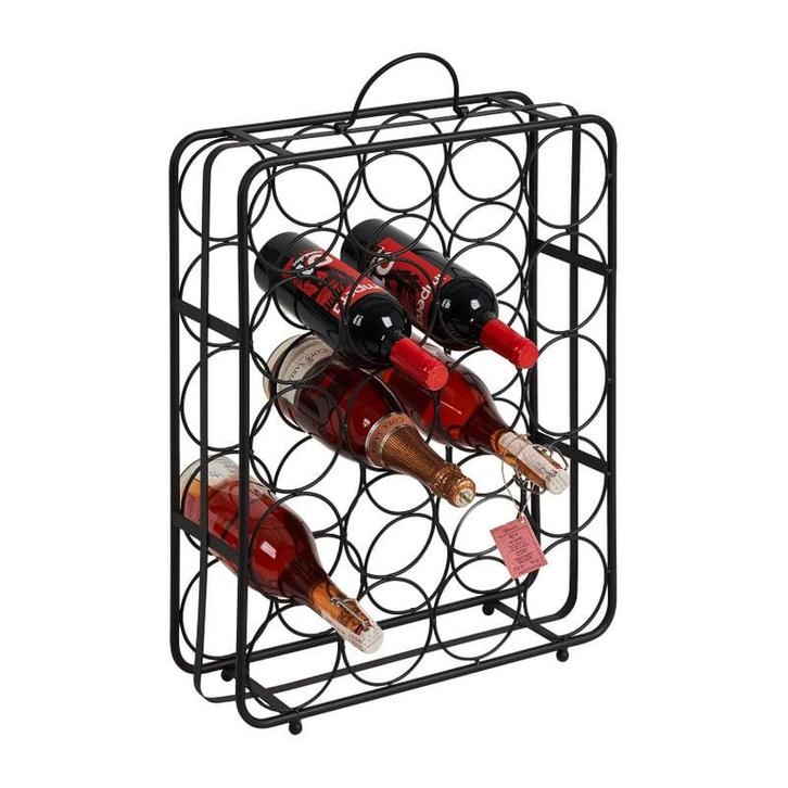 Wijnrek - 20 flessen - 58.5x46 cm, Huis en Inrichting, Woonaccessoires | Wijnrekken, Verzenden
