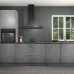 Beton parelgrijze keuken Antwerpen 21786, Huis en Inrichting, Keuken | Complete keukens, Verzenden, Nieuw